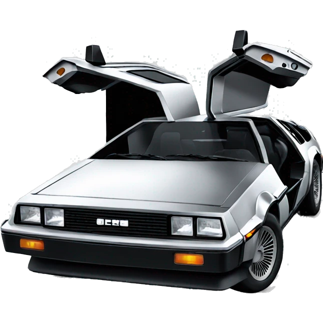 delorean animated emoji