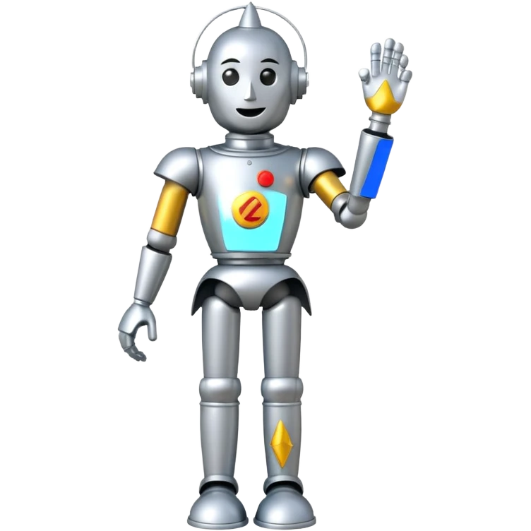 Tin Man toy emoji