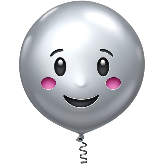 Foil balloon A emoji