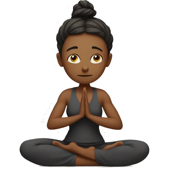 yoga pose worrier 2  emoji