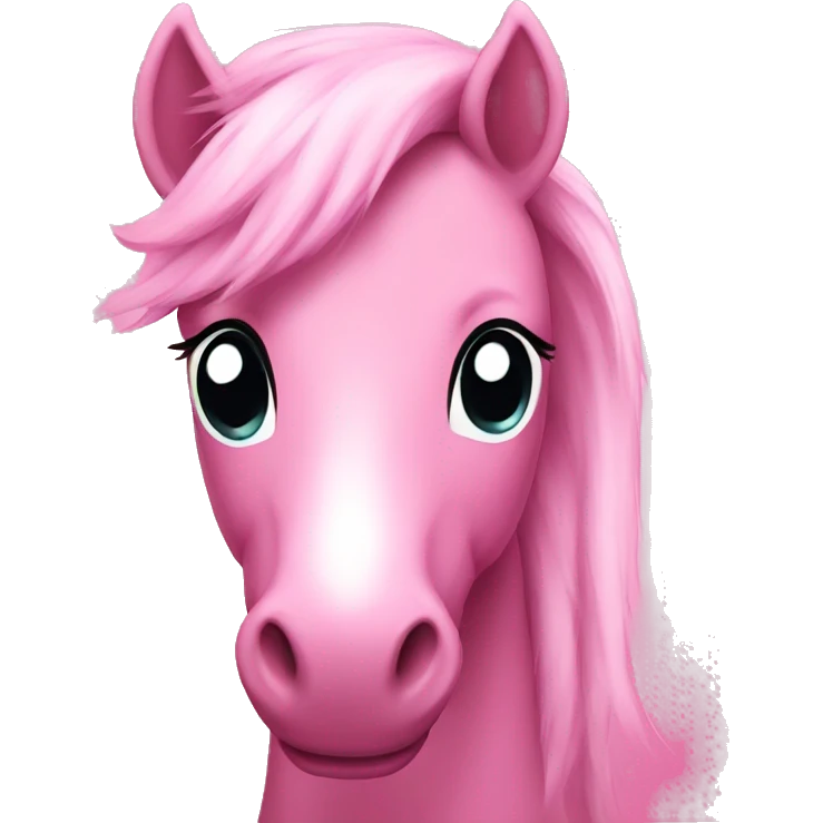 Pink pony  emoji