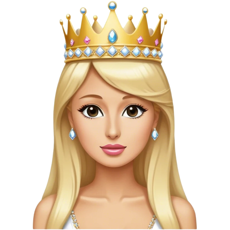 Paris Hilton with crown emoji