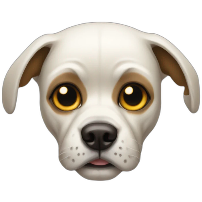 Skeleton dog emoji