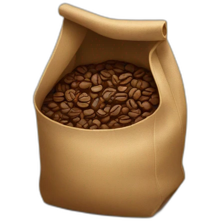 bag with coffee beans emoji