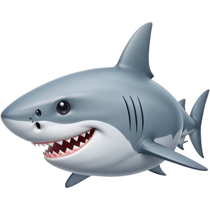 добрая и деловая акула emoji