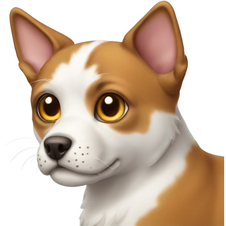 Hybrid dog cat  emoji