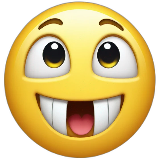 Smile surprised emoji