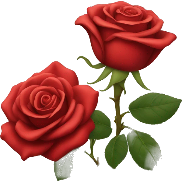 Red rose emoji