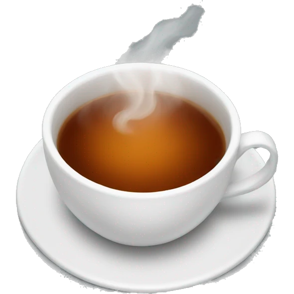 Hot tea emoji
