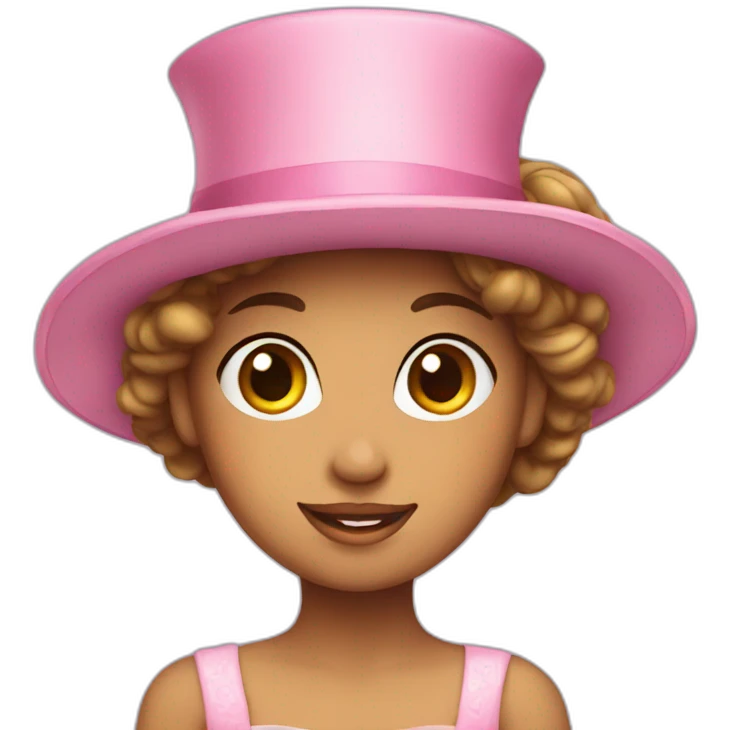 Princess with a hat emoji