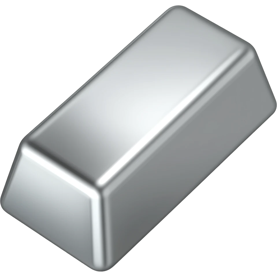 only one silver bar emoji
