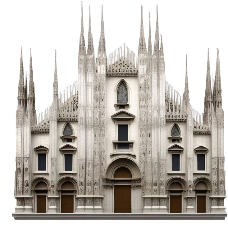 Duomo palace in Milano emoji