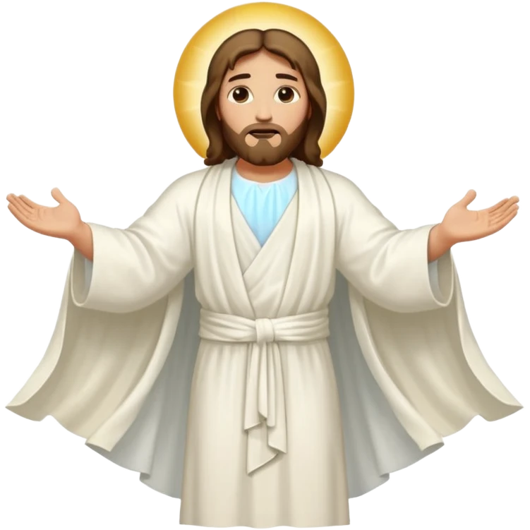 jesus fly to the heaven emoji