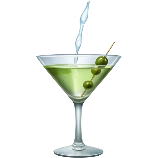 bottle of martini emoji