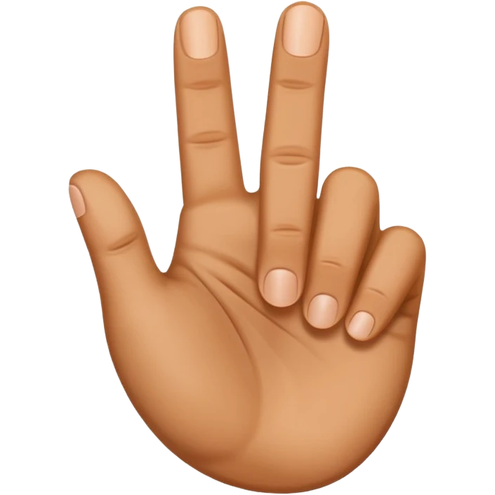 Half-raised thumb emoji