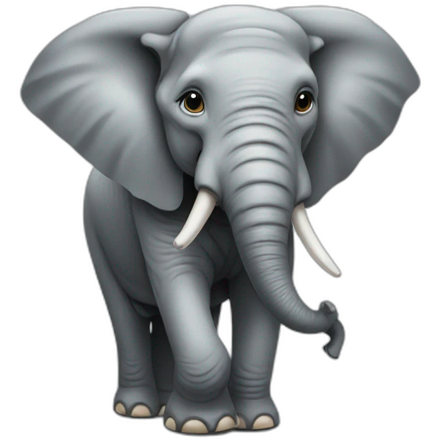 elephant, stylish emoji