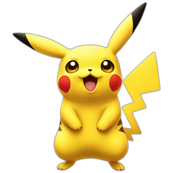 Pikachu embrassant Bulbizarre emoji
