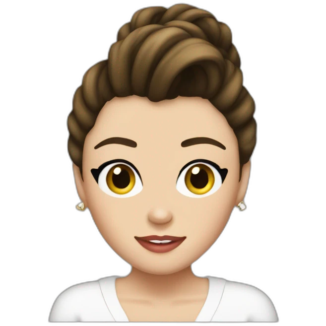 Brunette miley cyrus emoji