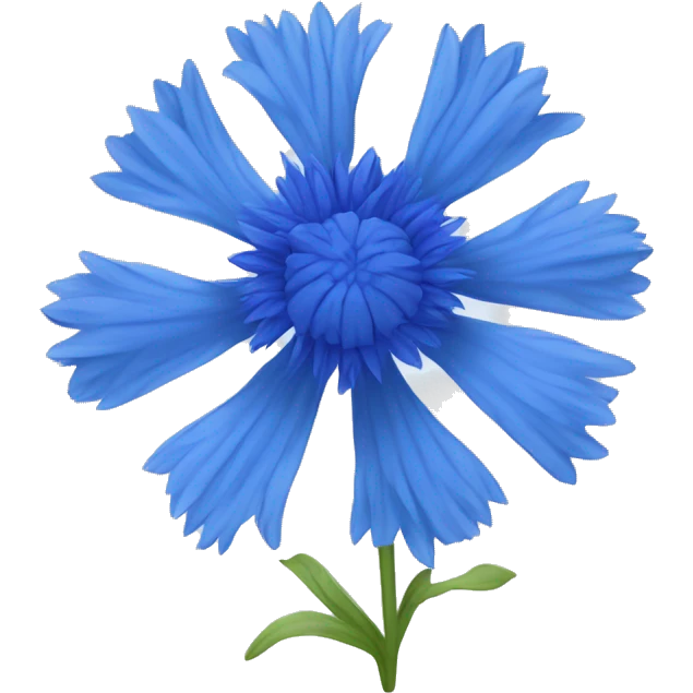 cornflower blue flower emoji