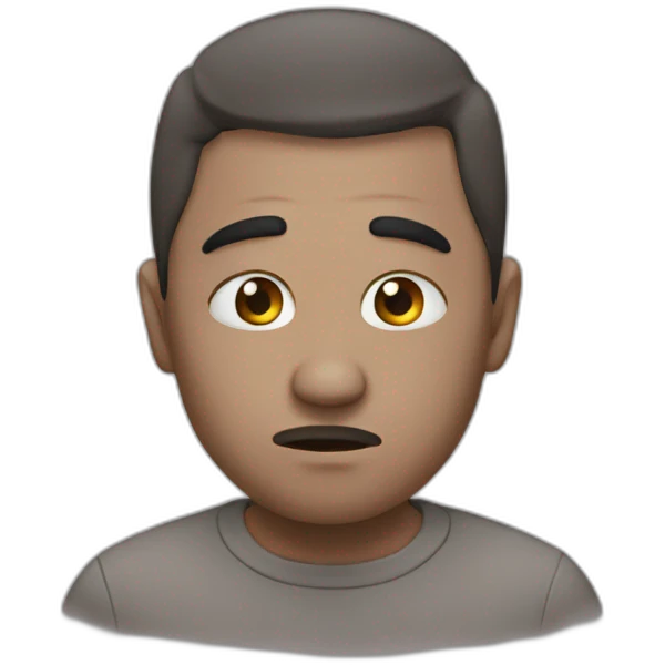 Triste emoji