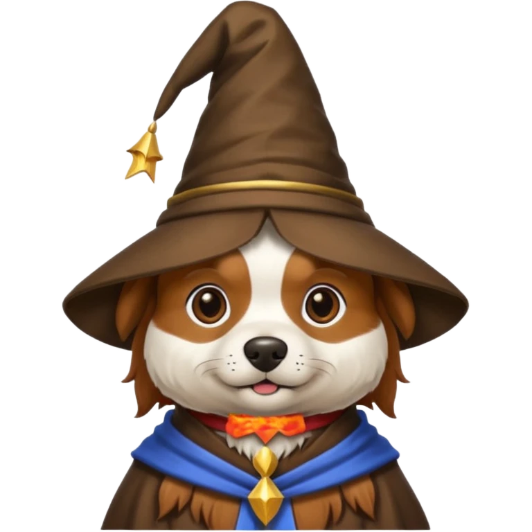 Dog wizard emoji