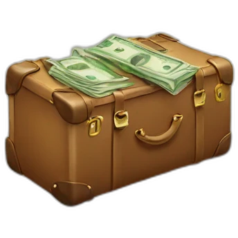 Money luggage emoji