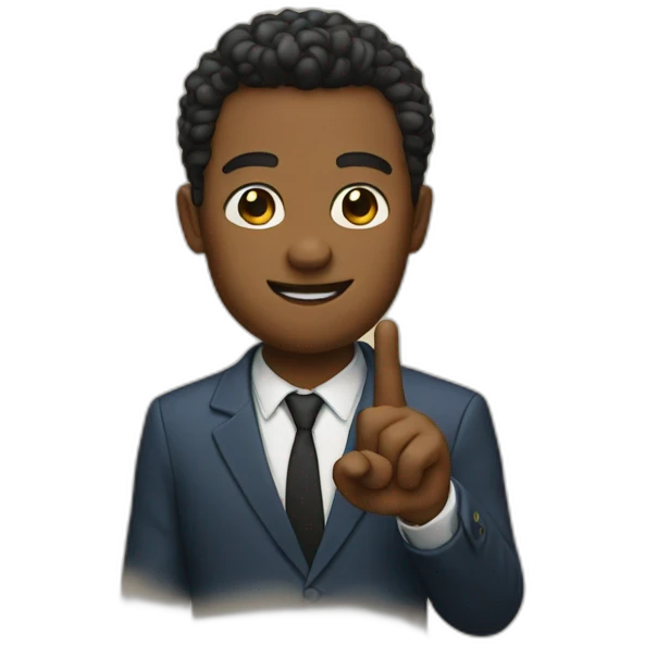 persona up one finger emoji
