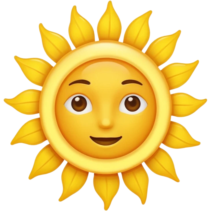  attitude sun  emoji