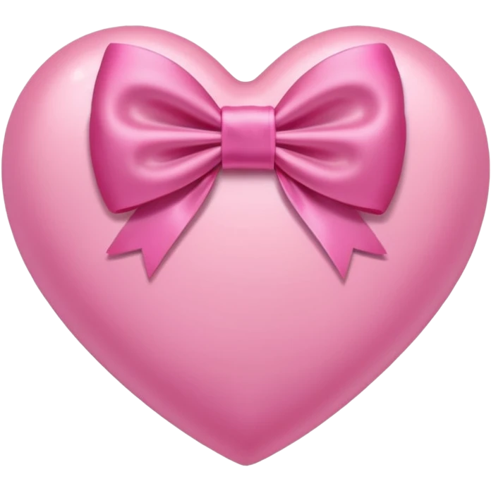 pink heart with bow in it  emoji