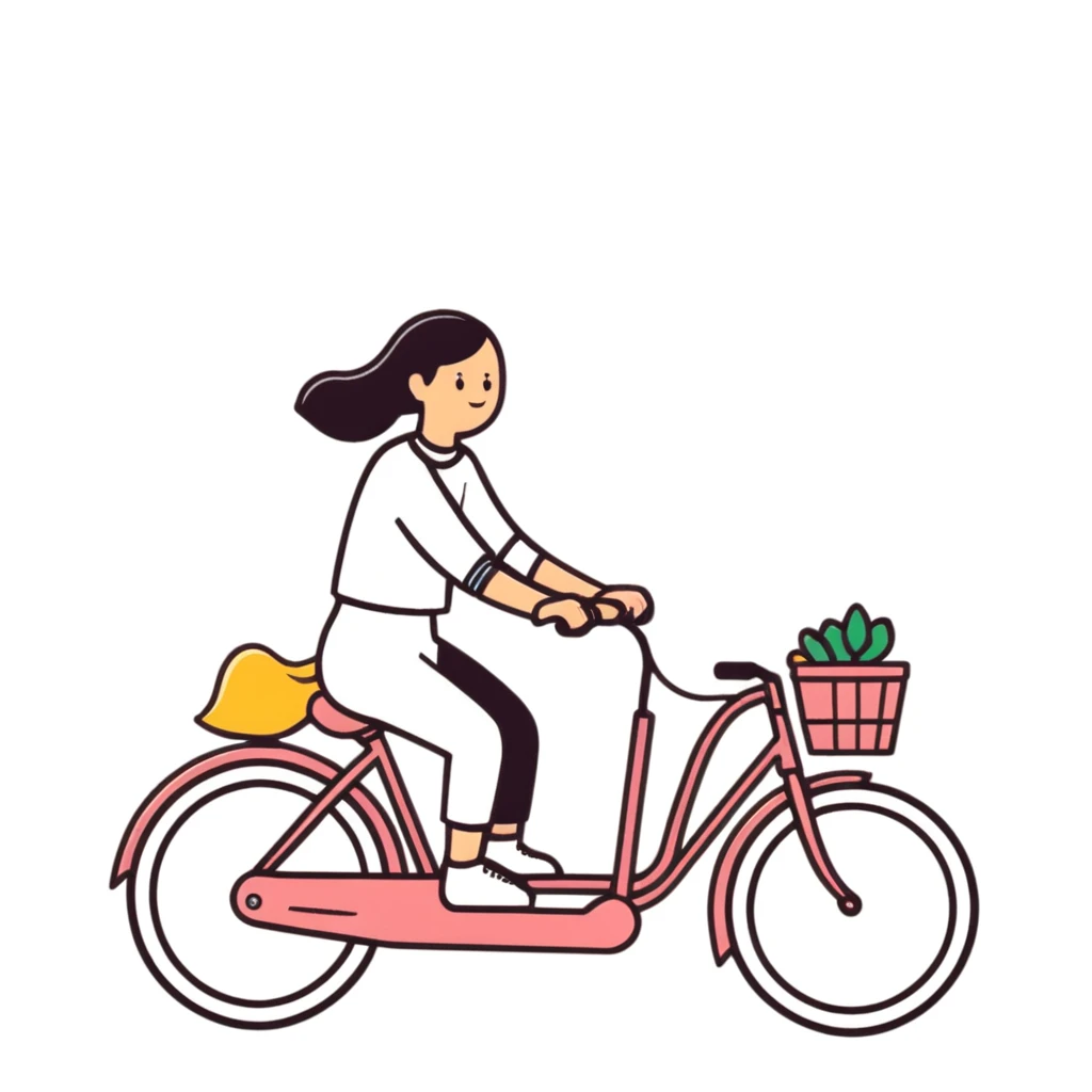 man and girl riding a bicycle together emoji