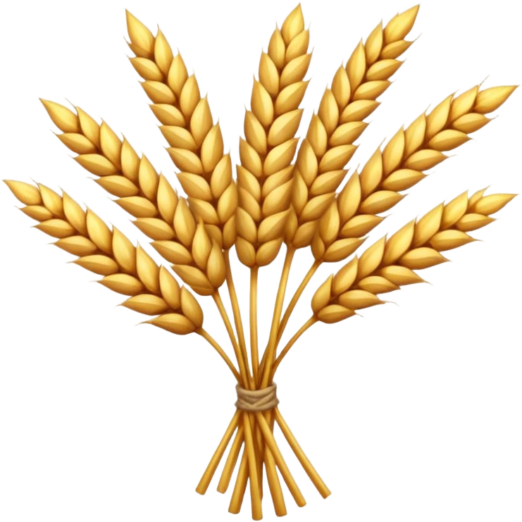 An emoji of a bundle of wheat stalks from ancient Mesopotamia. emoji