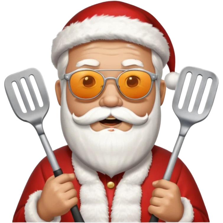 Santa BBQ emoji