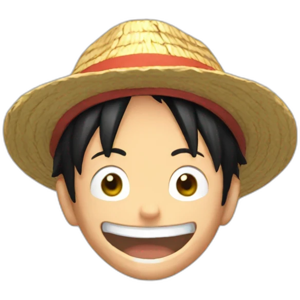 luffy happy emoji