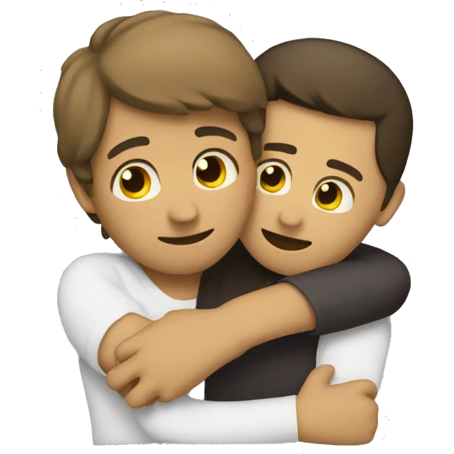 You hearts hugging emoji
