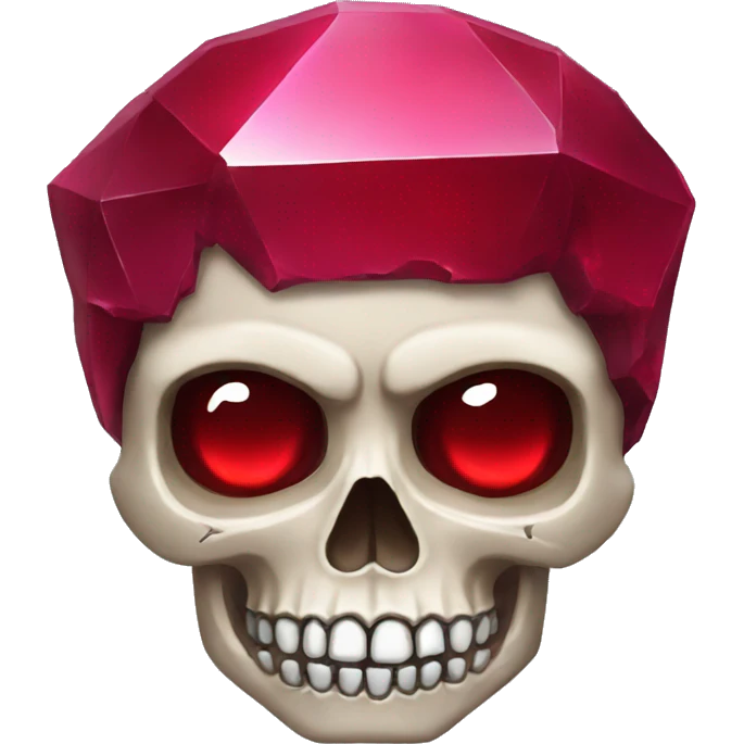 ruby skull emoji