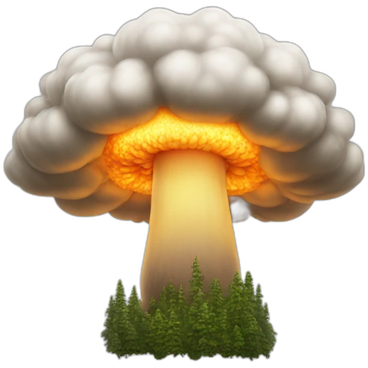 Mushroom cloud emoji