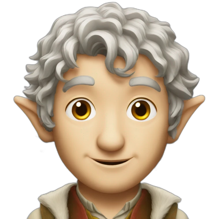 Hobbit bilbo dj emoji