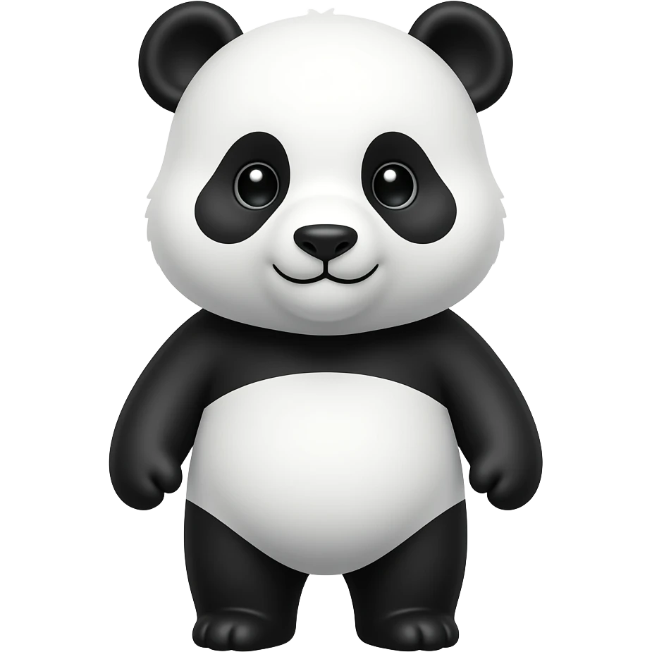 baby pandas sitting above its head emoji