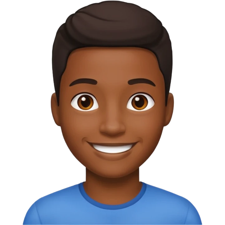 black person deaging emoji