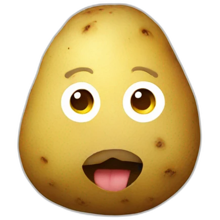 potato face emoji