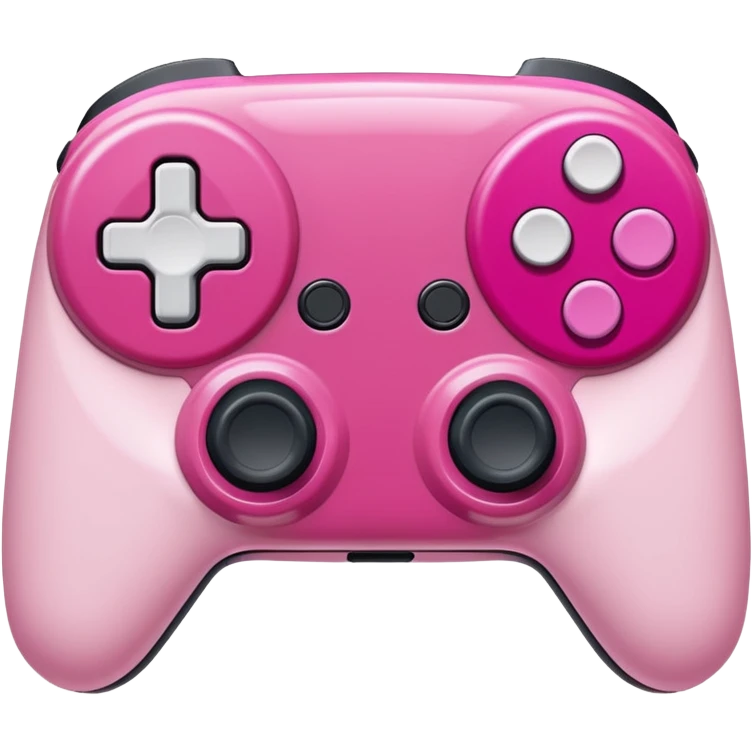 mix light pink dark pink and white girly gamer app emoji