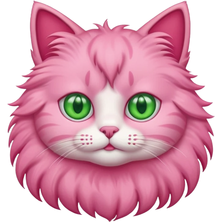 Pink cat  emoji