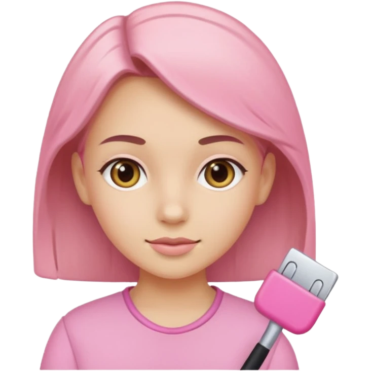 pink craft girl  emoji