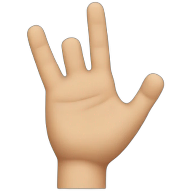 major finger emoji