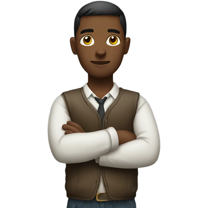 Person crossing arms  emoji