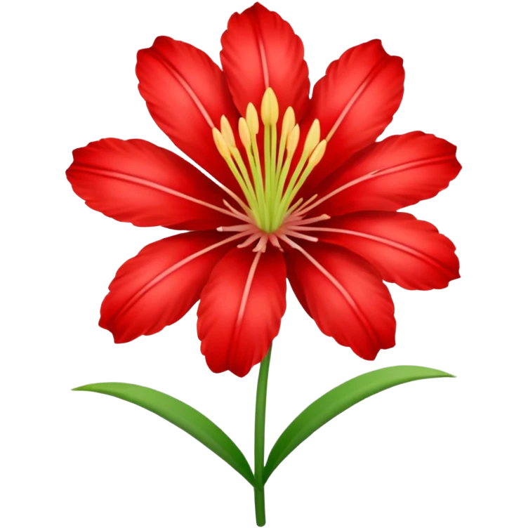 Quiero un emoji lindo para mí novia de la flor lycoris radiata me gusta pero quiero enviarlo como emoji, no cómo sticker  emoji