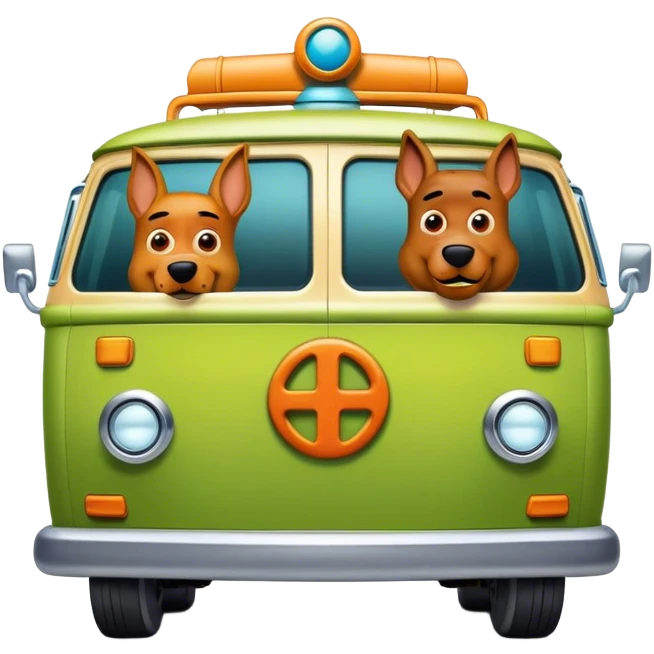 scooby doo mystery machine emoji