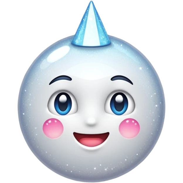 glossy white sparkle emoji