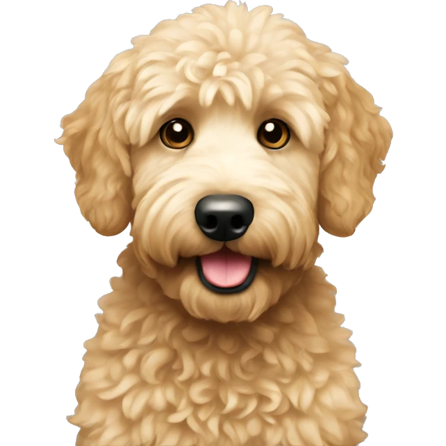 mini golden doodle emoji