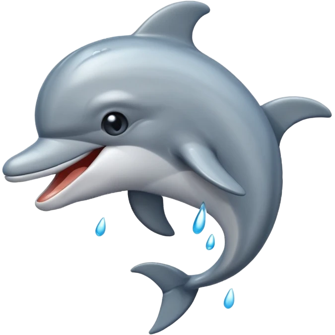 دلفين يبكي emoji